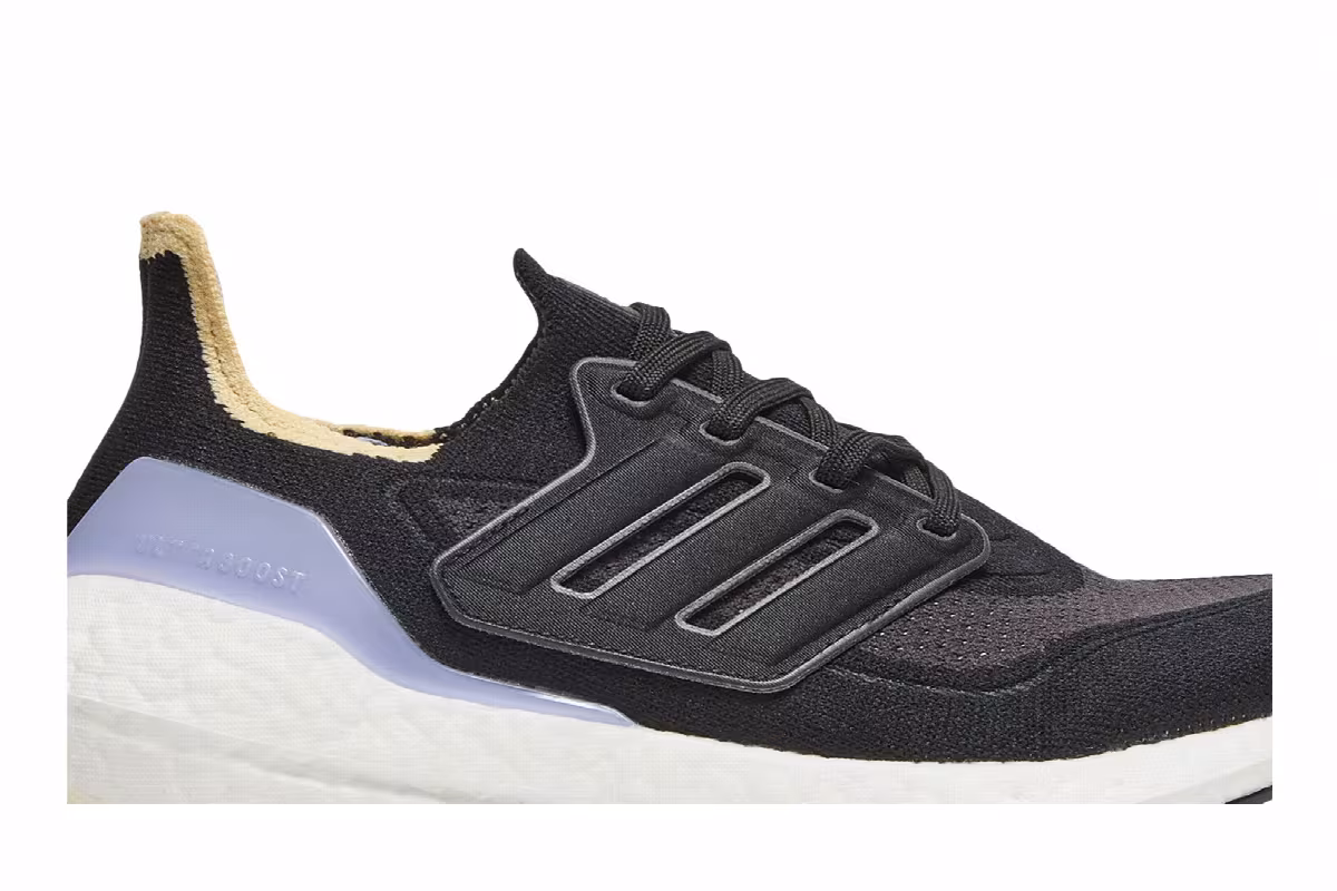 adidas Women's UltraBoost 21 Black Violet Tone, view 3