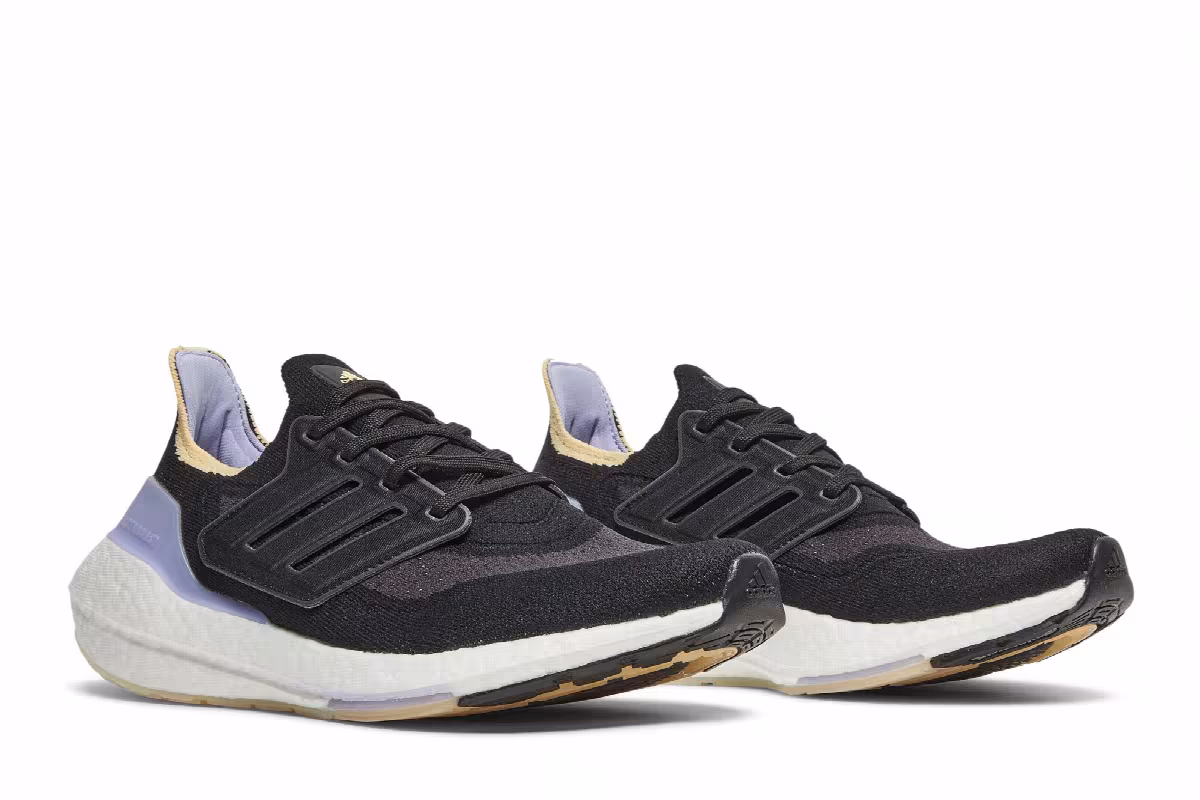 adidas Women's UltraBoost 21 Black Violet Tone, view 9