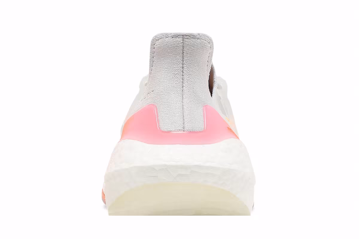 adidas Women's UltraBoost 21 White Acid Orange, view 8