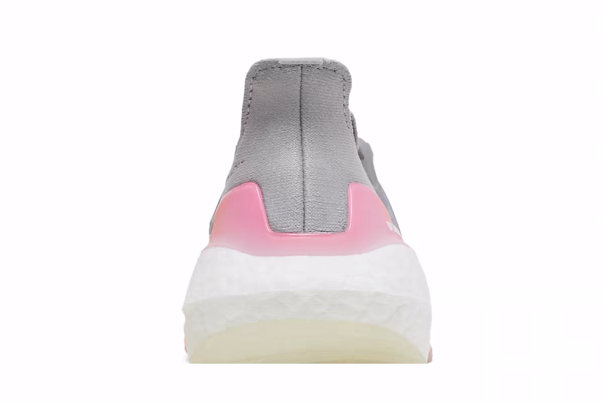 Adidas Women's UltraBoost 21 Grey Screaming Orange, view 8
