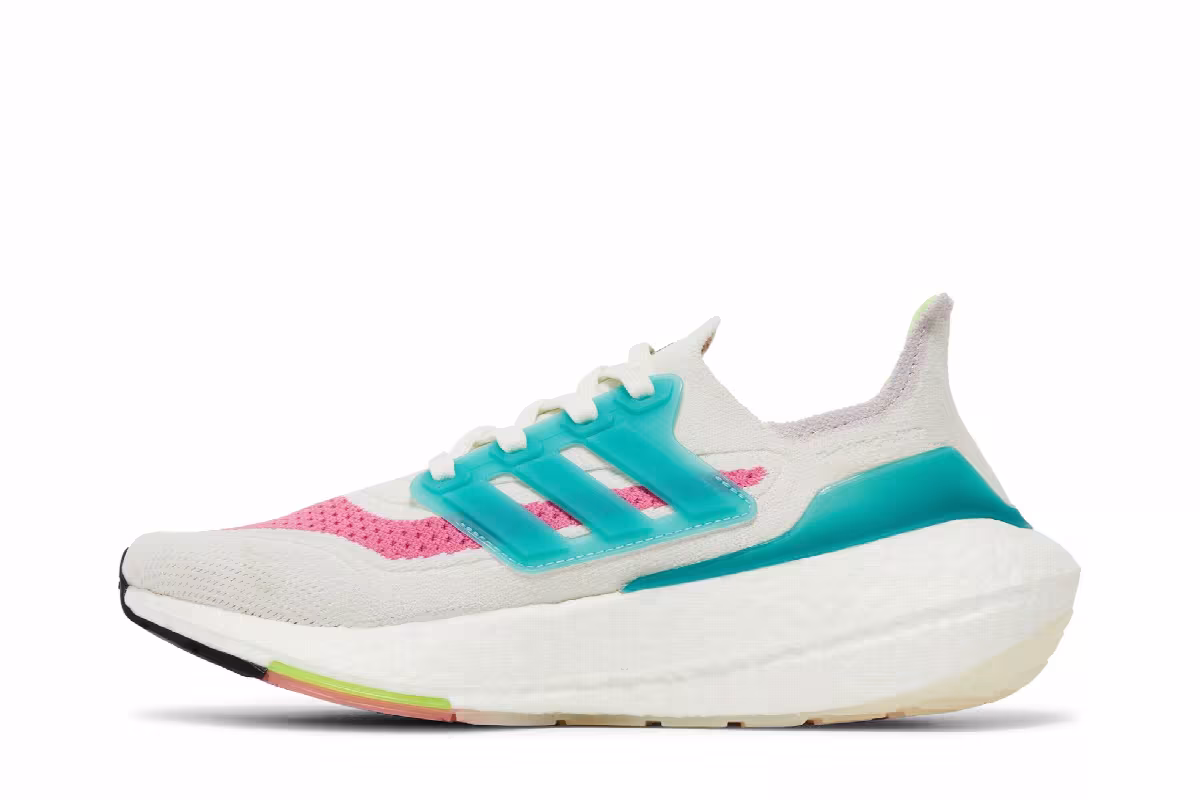 Adidas Women's UltraBoost 21 White Tint Rose Tone, view 4