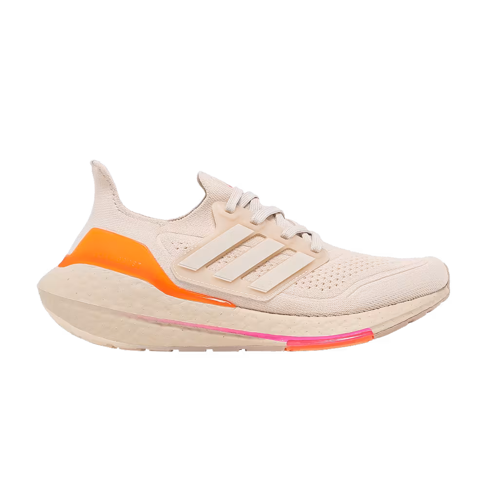 Adidas Women's UltraBoost 21 Halo Ivory Ultra Pop