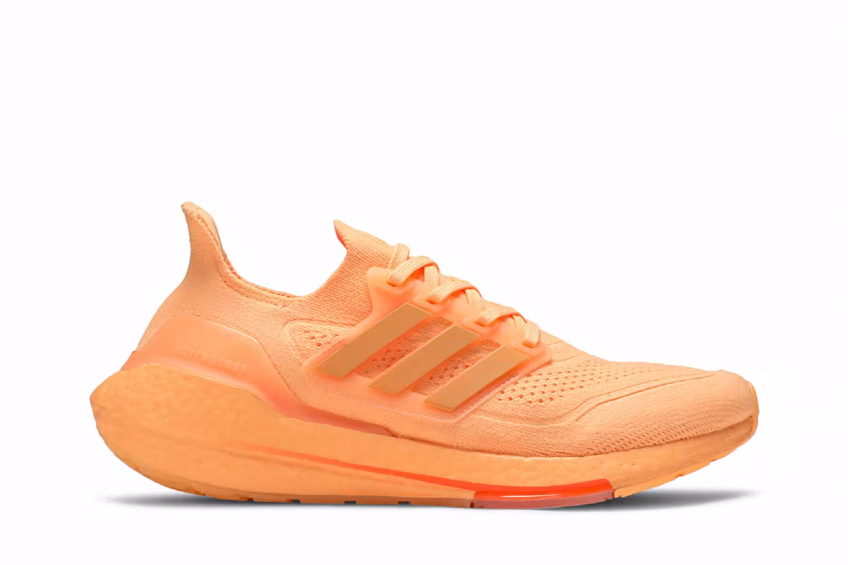 Adidas Women's UltraBoost 21 Acid Orange, view 2