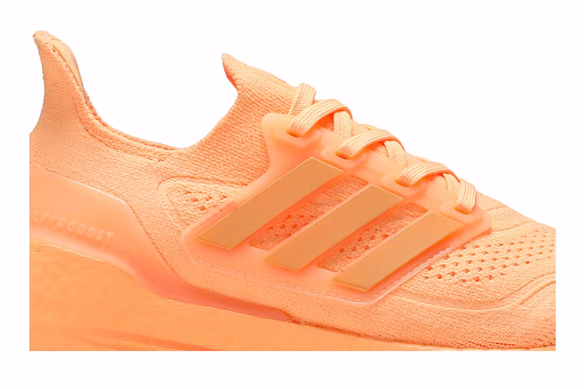 Adidas Women's UltraBoost 21 Acid Orange, view 3