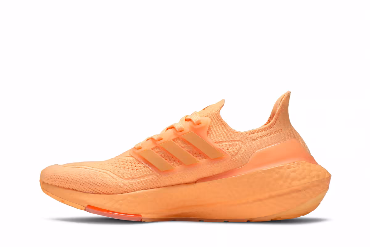 Adidas Women's UltraBoost 21 Acid Orange, view 4
