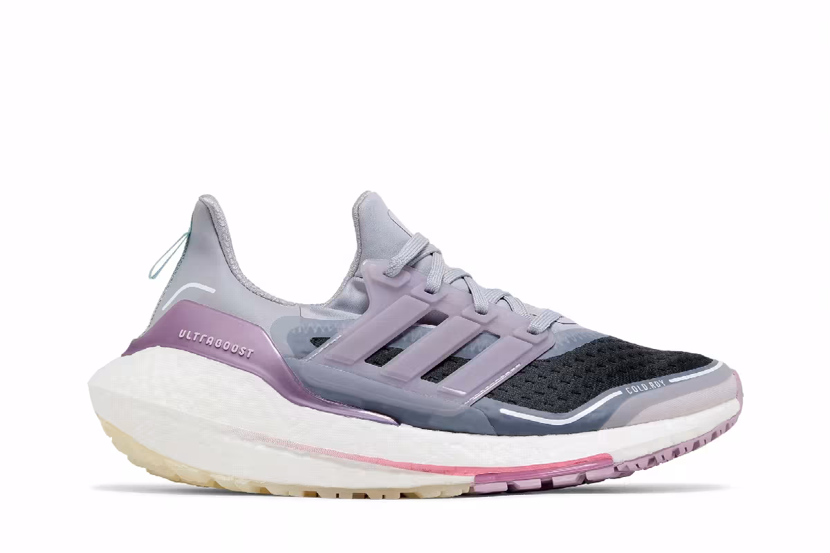 Adidas Women's UltraBoost 21 Cold.Rdy Halo Silver Ice Purple, view 2