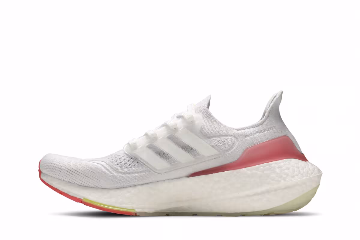 Adidas Women's UltraBoost 21 White Hazy Rose, view 4