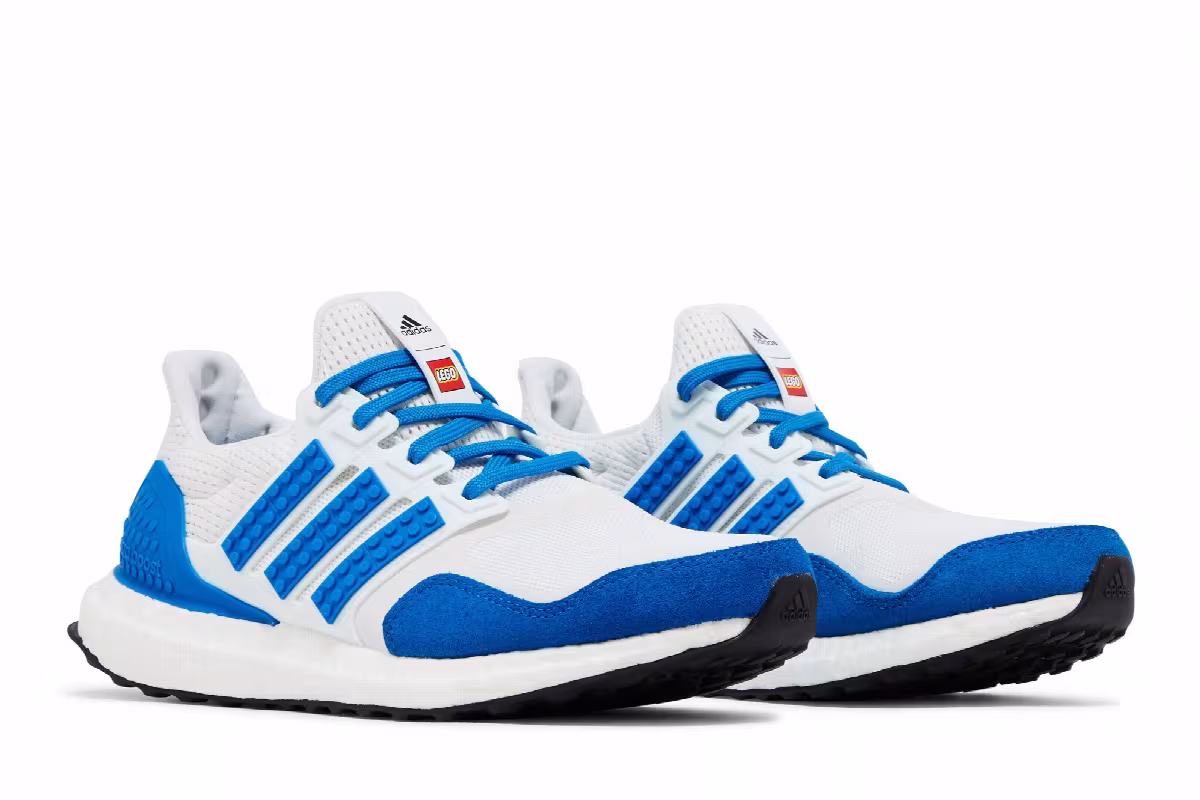 LEGO x adidas UltraBoost 21 J Color Pack - Shock Blue, view 9
