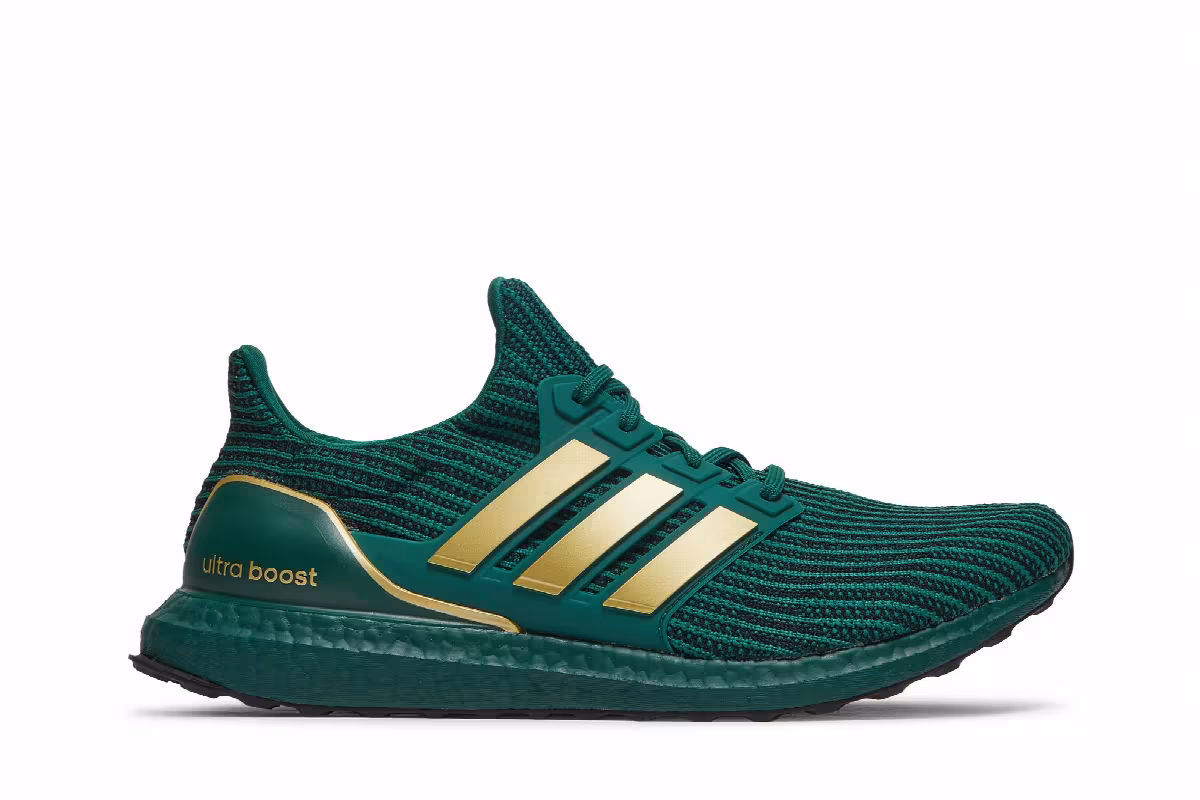 Adidas UltraBoost 4.0 DNA Green Matte Gold, view 2