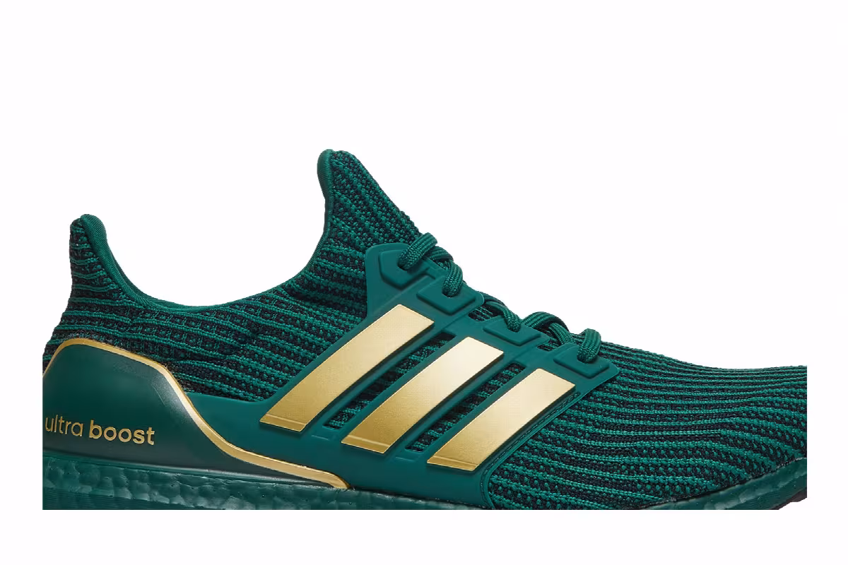 Adidas UltraBoost 4.0 DNA Green Matte Gold, view 3