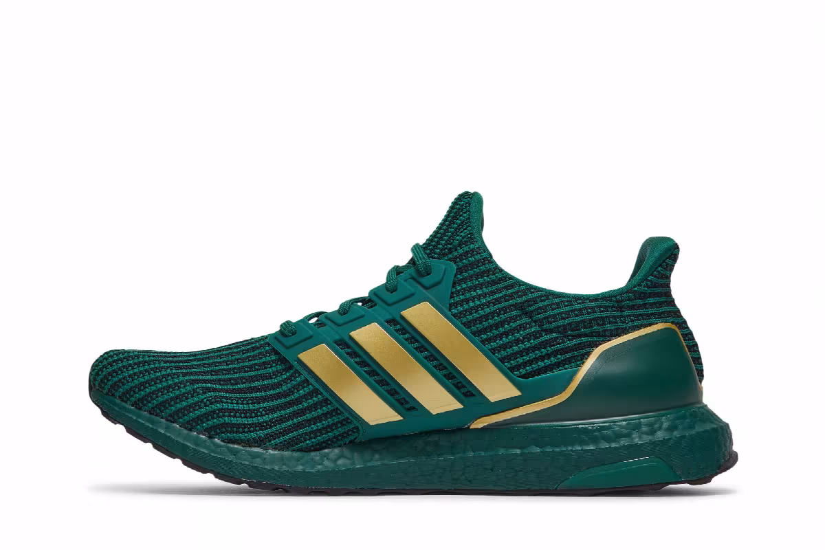 Adidas UltraBoost 4.0 DNA Green Matte Gold, view 4