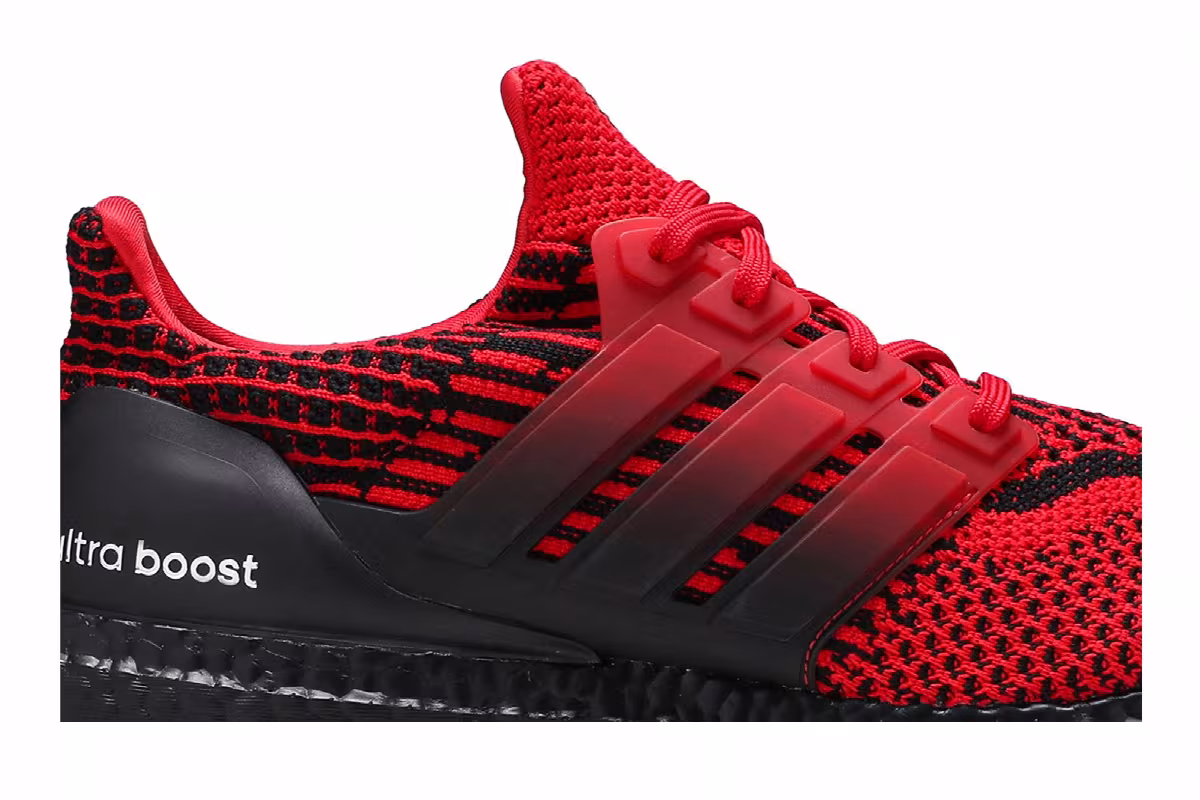 adidas UltraBoost 5.0 DNA Scarlet Black, view 3