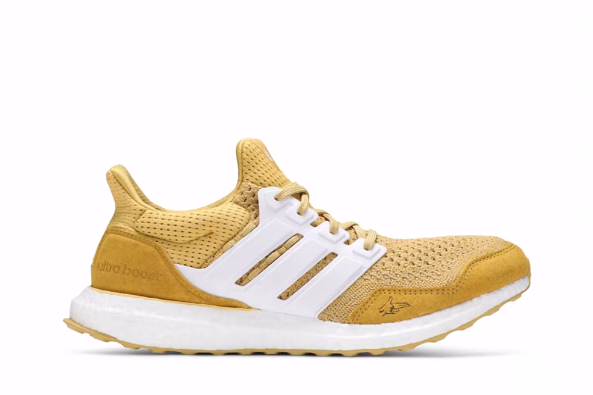 Happy Gilmore x Extra Butter x adidas UltraBoost 1.0 Gold Jacket, view 2