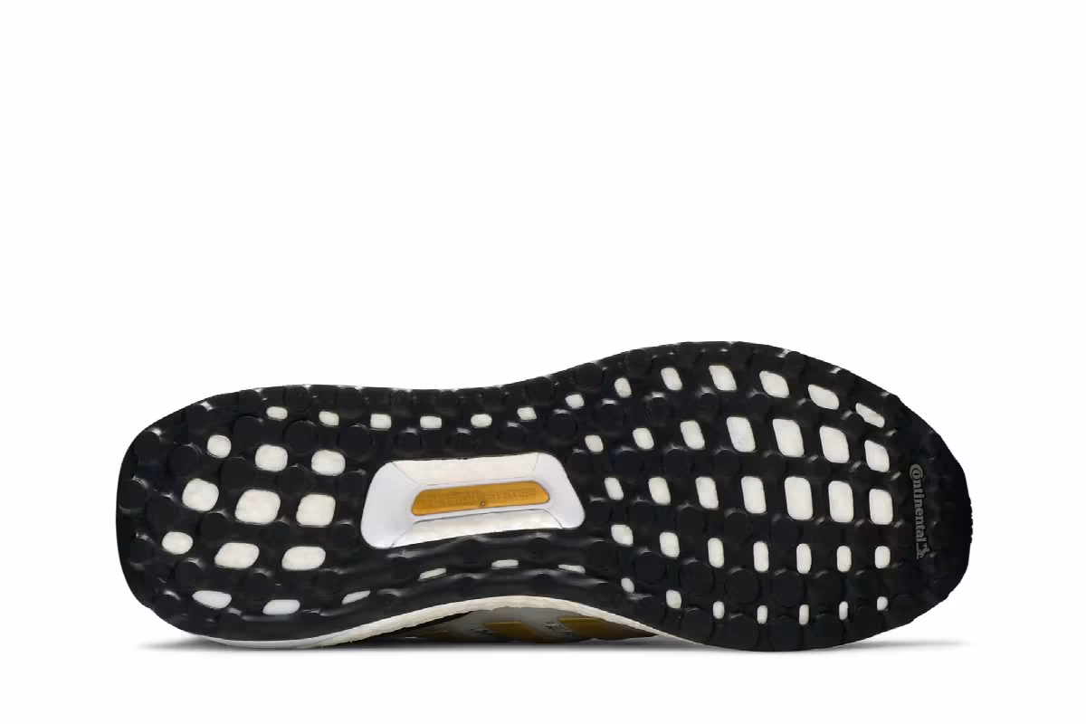 adidas UltraBoost White Gold Metallic, view 5