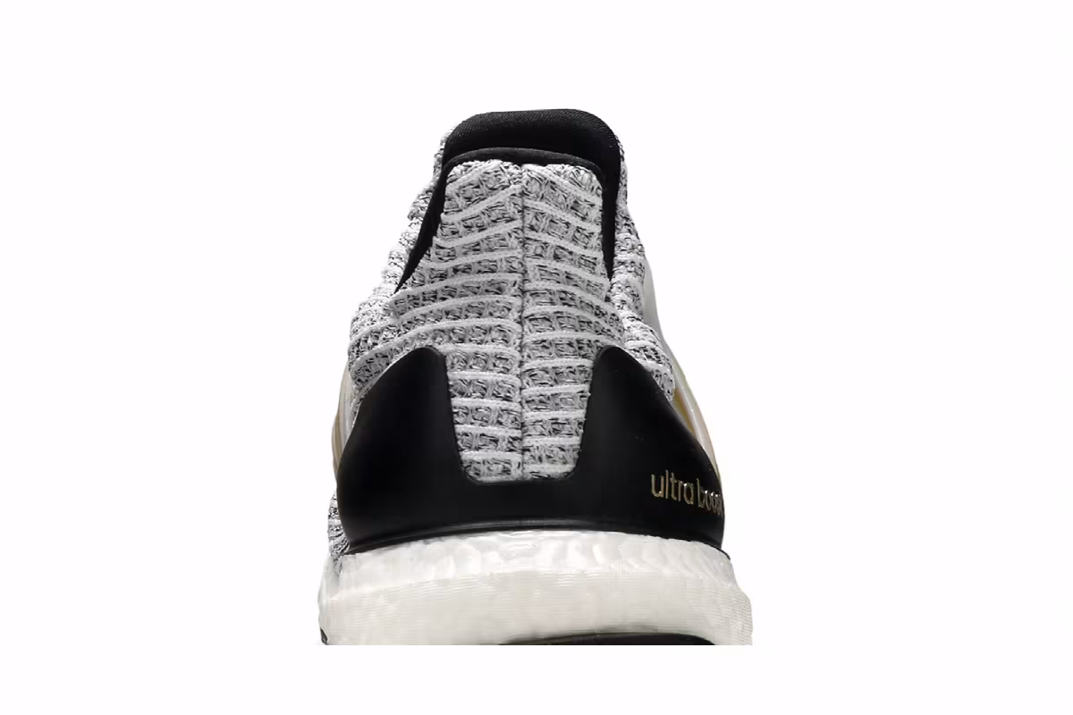 adidas UltraBoost White Gold Metallic, view 8