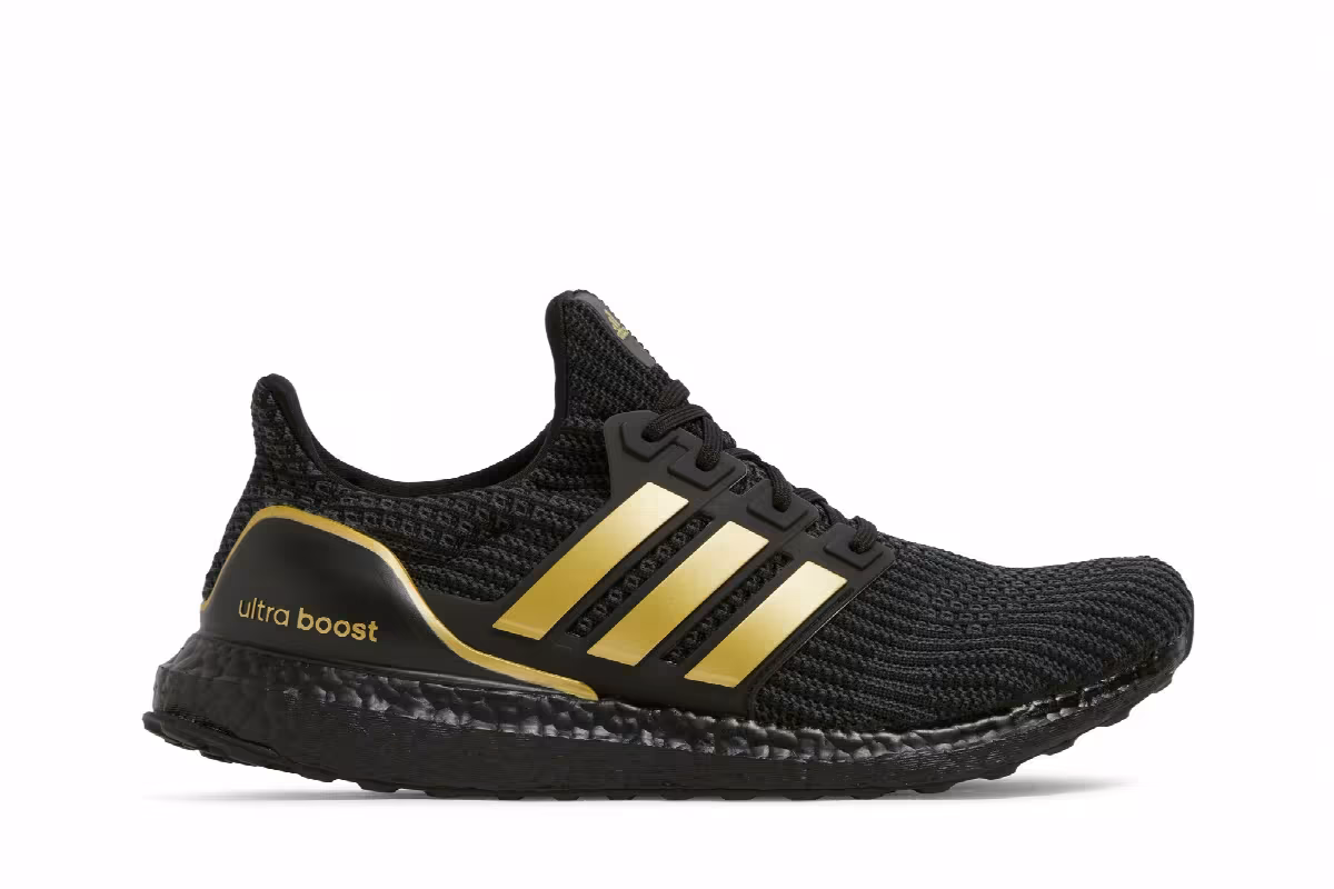 Adidas UltraBoost 4.0 DNA Black Matte Gold, view 2
