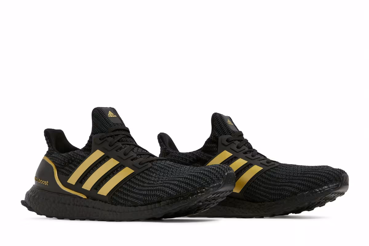 Adidas UltraBoost 4.0 DNA Black Matte Gold, view 9