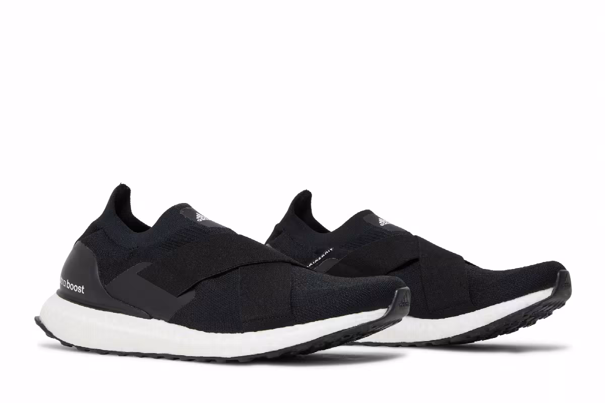 adidas Women's UltraBoost Slip-On DNA Black Acid Orange, view 9