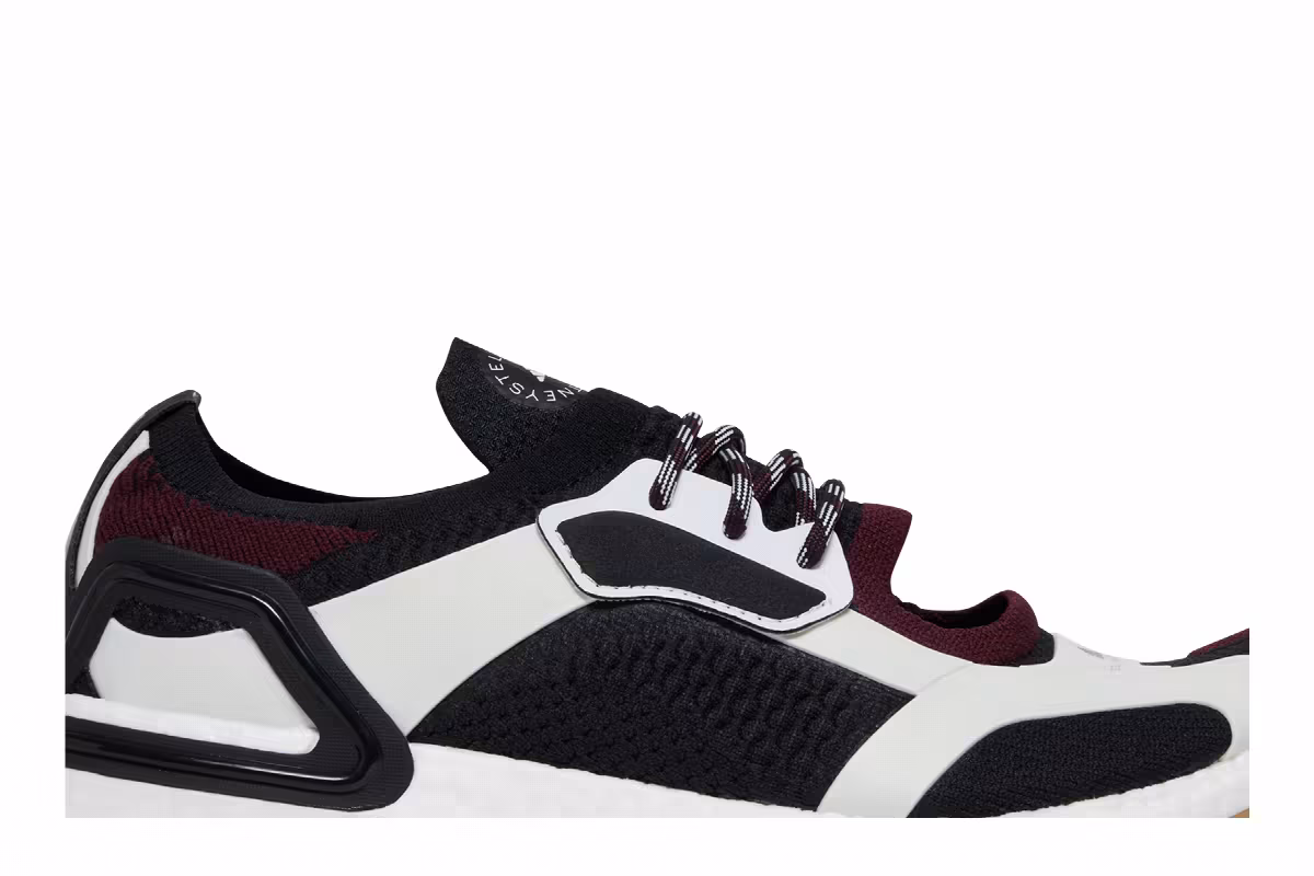 Stella McCartney x adidas Women's UltraBoost Sandal Black Maroon, view 3