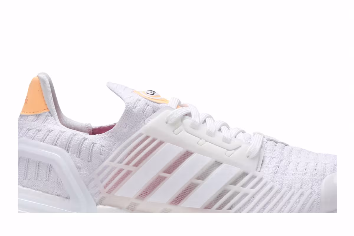 adidas Women's UltraBoost DNA CC_1 White Acid Orange, view 3