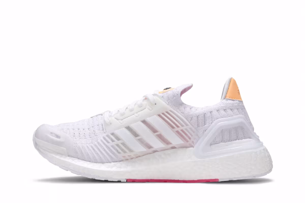 adidas Women's UltraBoost DNA CC_1 White Acid Orange, view 4