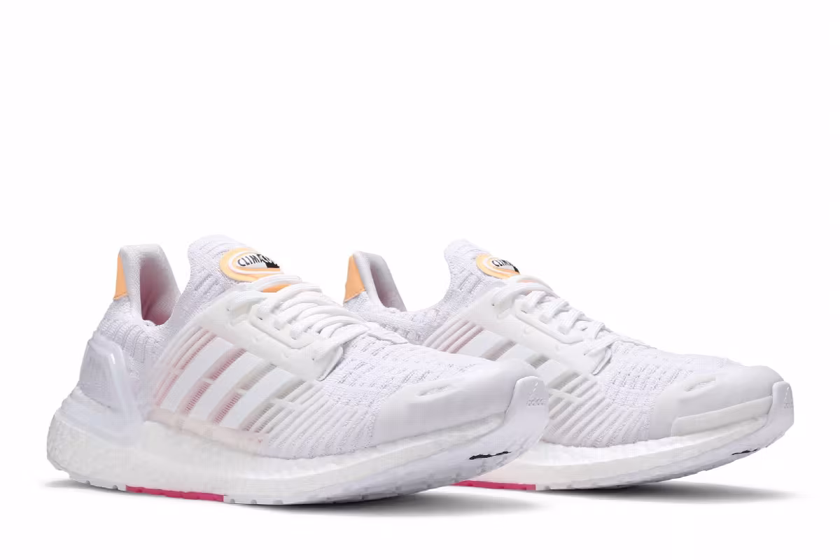 adidas Women's UltraBoost DNA CC_1 White Acid Orange, view 9