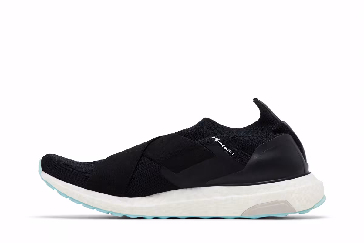 adidas Women's UltraBoost Slip-On DNA Black Hazy Sky, view 4