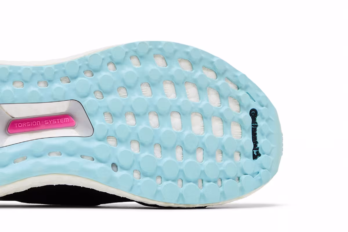 adidas Women's UltraBoost Slip-On DNA Black Hazy Sky, view 6