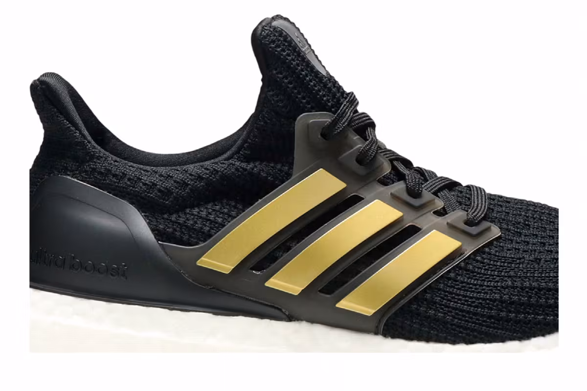 Adidas Women's Ultraboost 4.0 DNA Black Gold Metallic, view 3