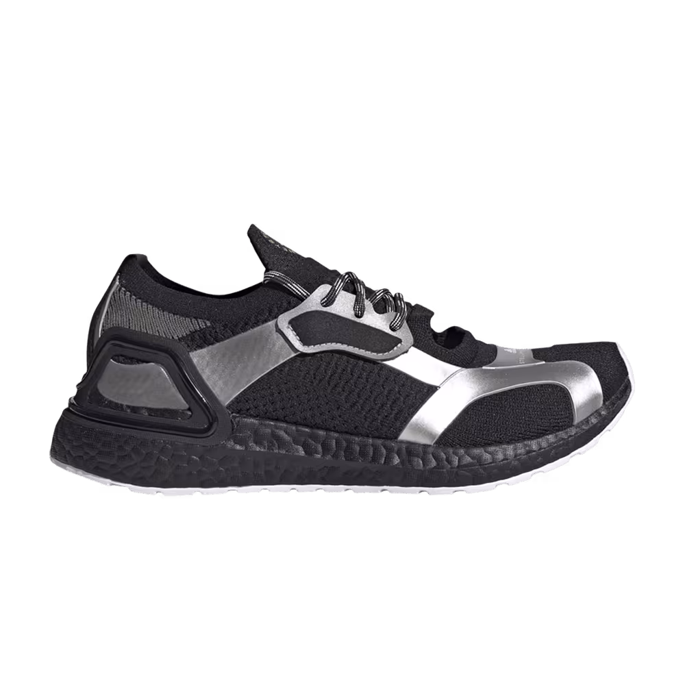 Stella McCartney x adidas Women's UltraBoost Sandal Black Silver Metallic