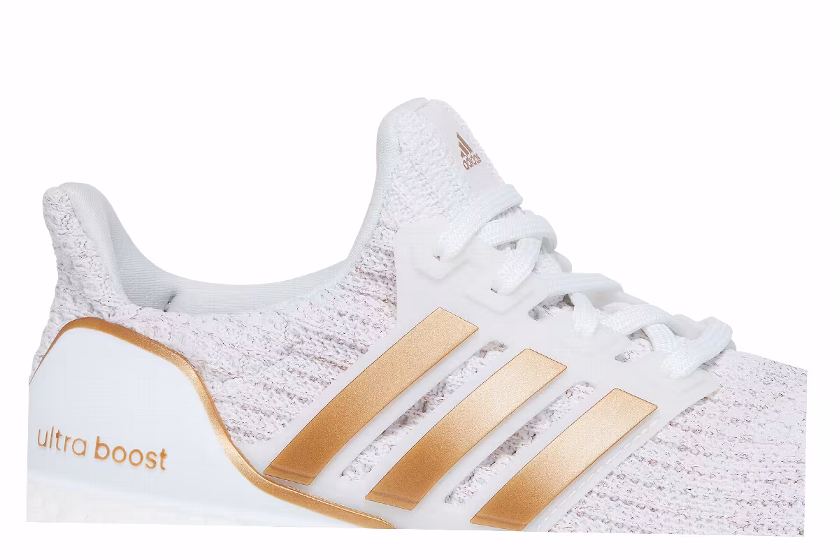 Adidas Women's UltraBoost 4.0 DNA Wide White Copper Metallic, view 3