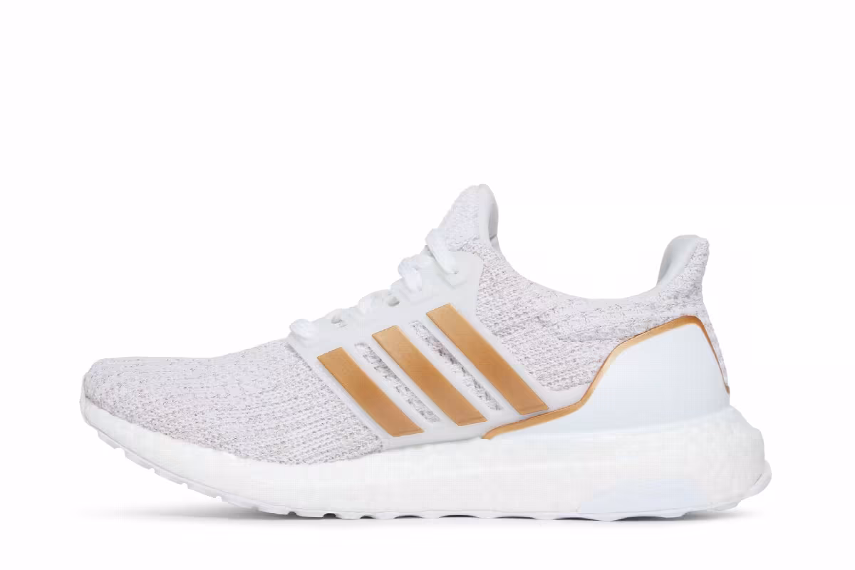 Adidas Women's UltraBoost 4.0 DNA Wide White Copper Metallic, view 4