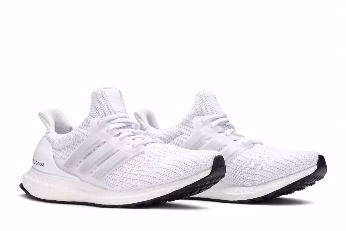 adidas Women's UltraBoost 4.0 DNA White Silver Metallic, view 9