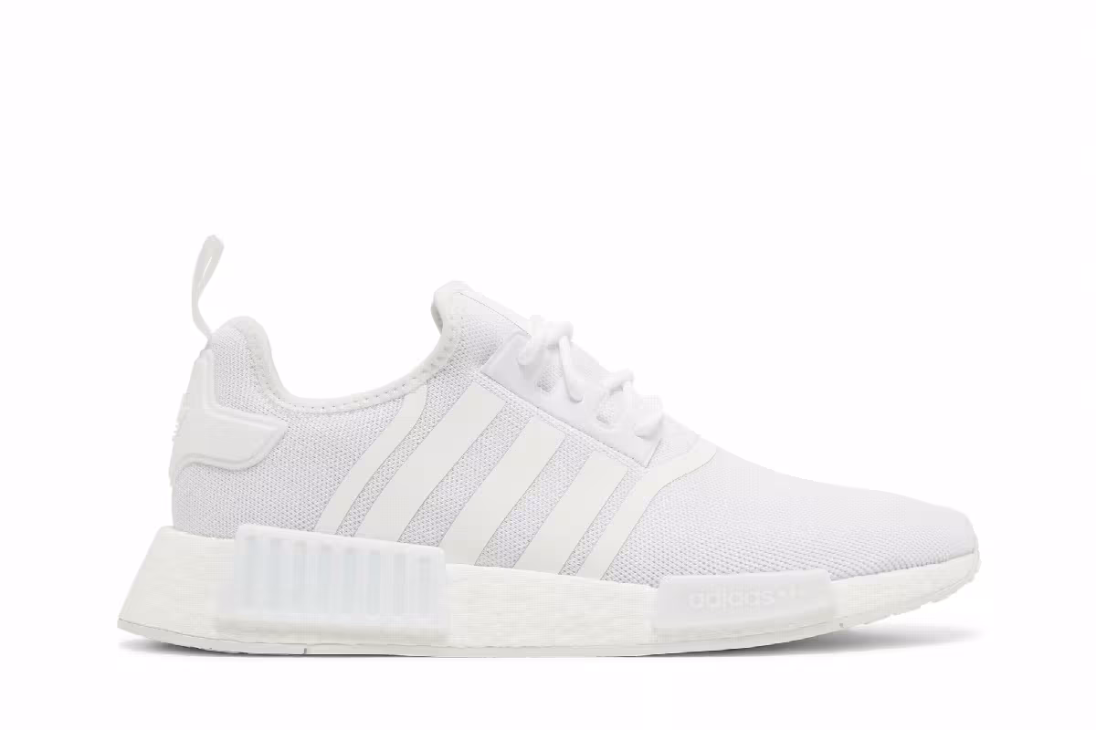 adidas NMD_R1 Primeblue Triple White, view 2