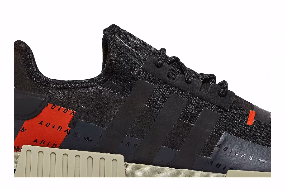 Adidas NMD_R1 Black Solar Red, view 3