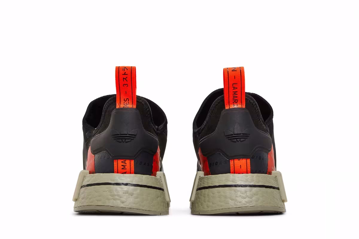 Adidas NMD_R1 Black Solar Red, view 7