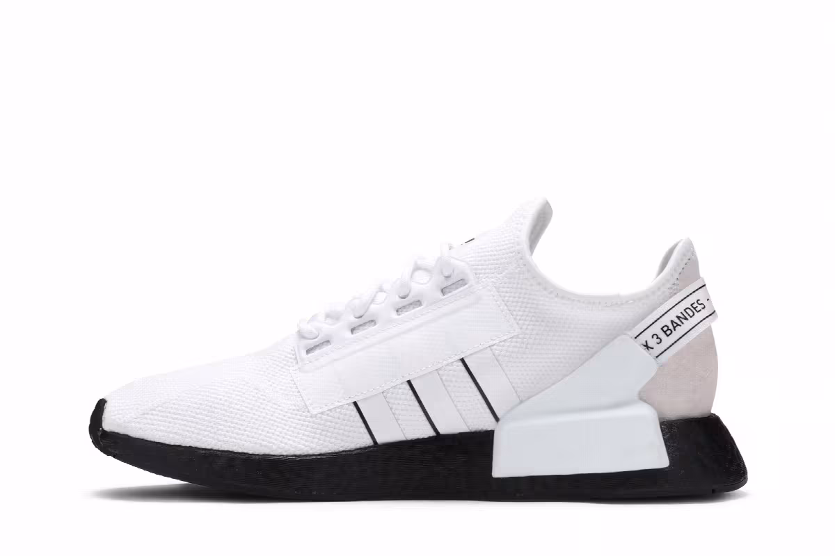 adidas NMD_R1 V2 White Black, view 4