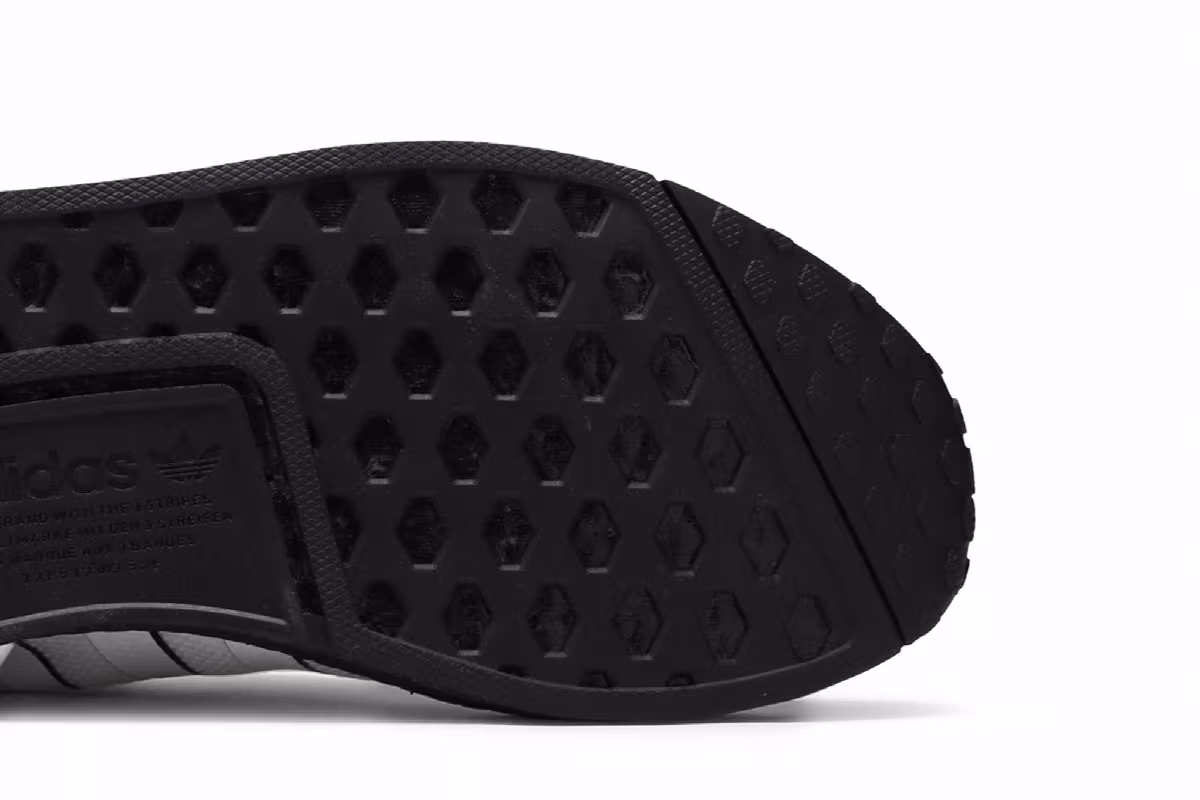 adidas NMD_R1 V2 White Black, view 6