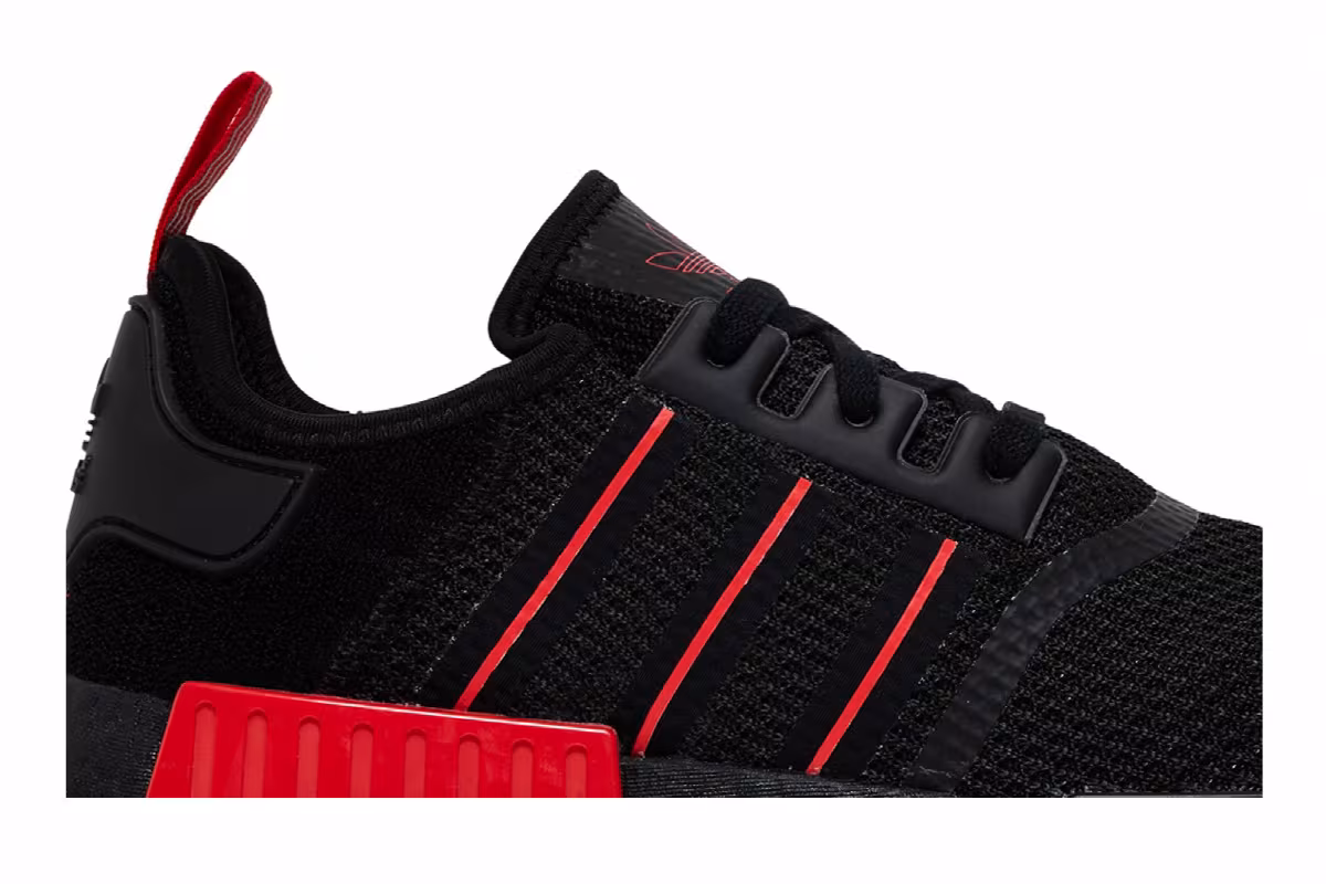 adidas NMD_R1 Core Black Red, view 3