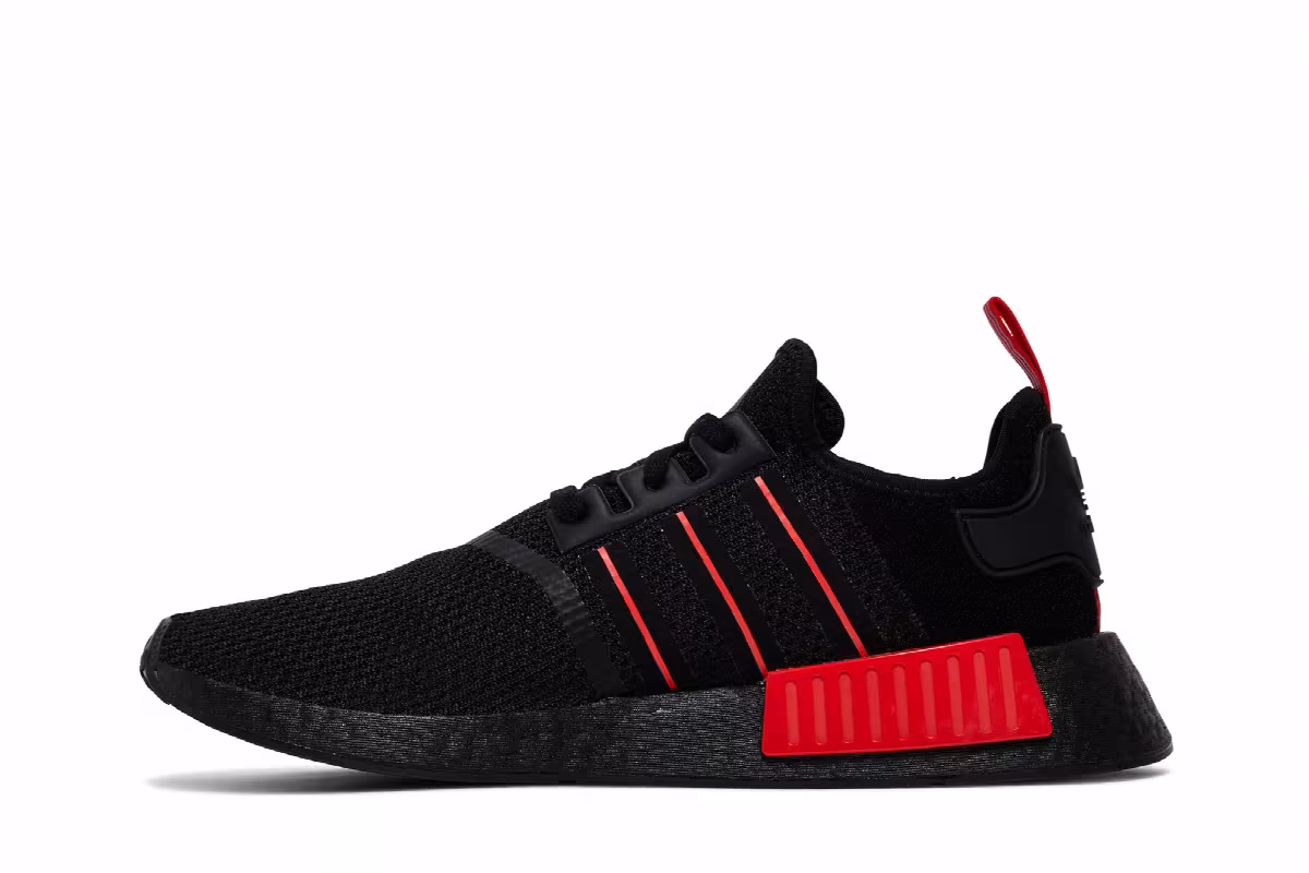 adidas NMD_R1 Core Black Red, view 4