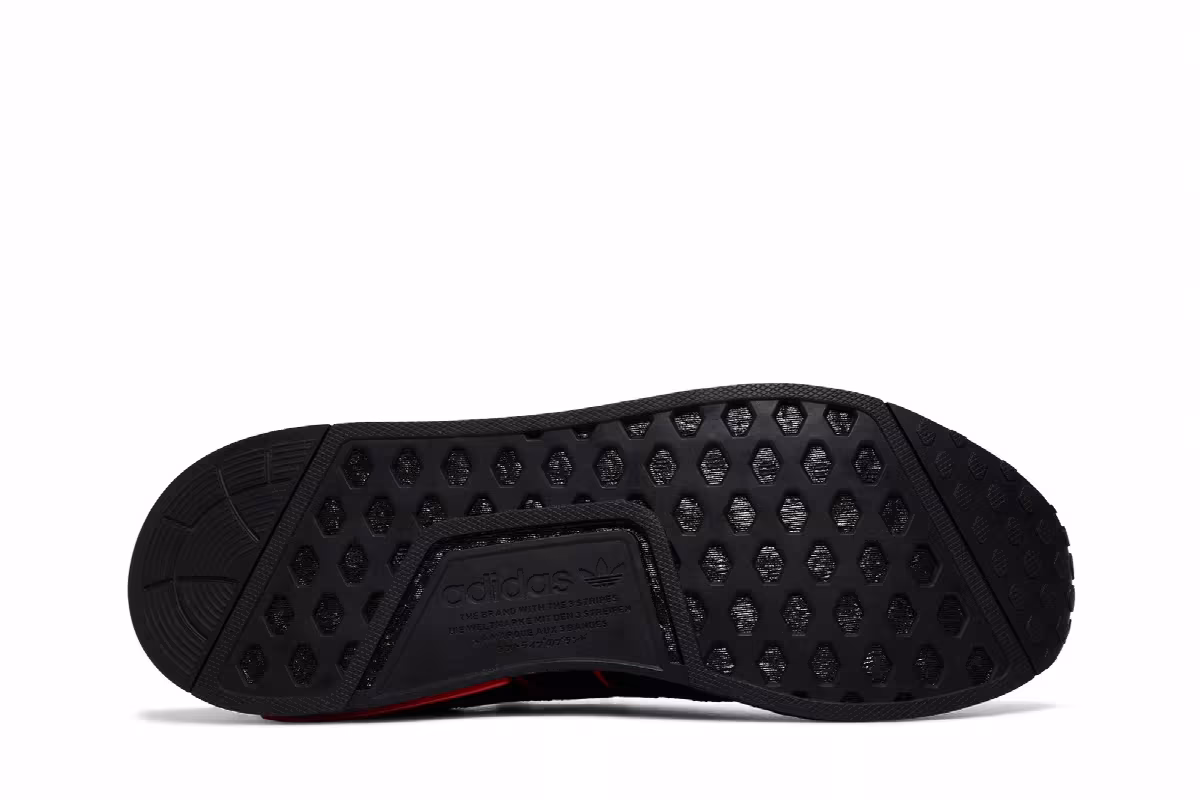 adidas NMD_R1 Core Black Red, view 5