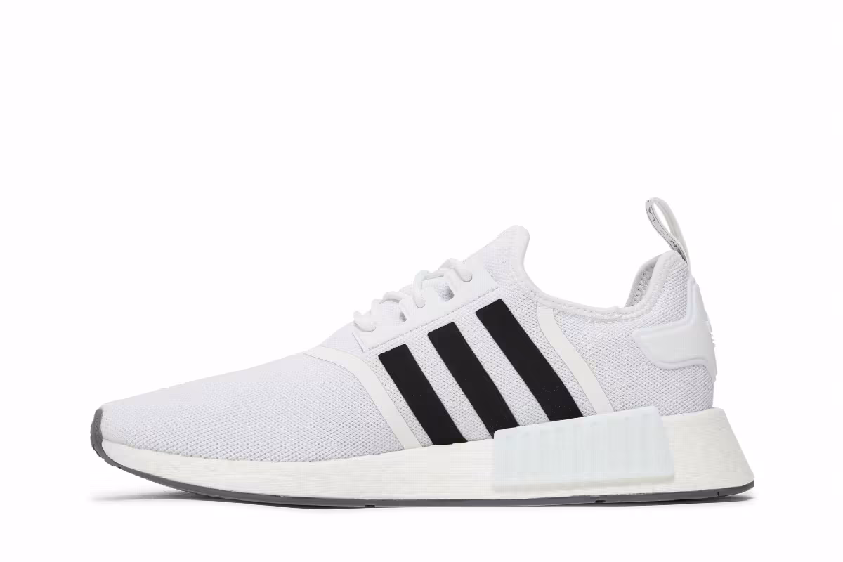 adidas NMD_R1 Primeblue White Black Grey, view 4