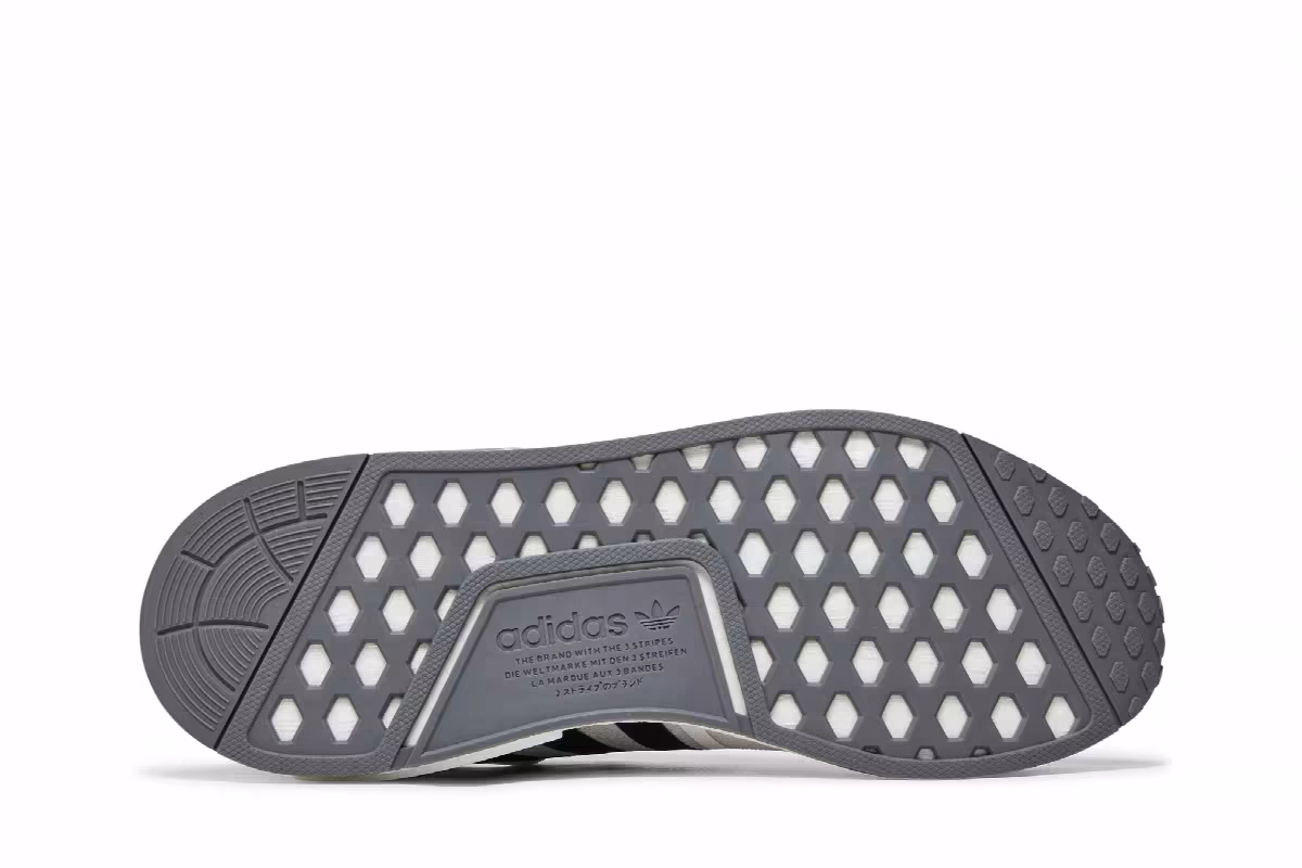 adidas NMD_R1 Primeblue White Black Grey, view 5