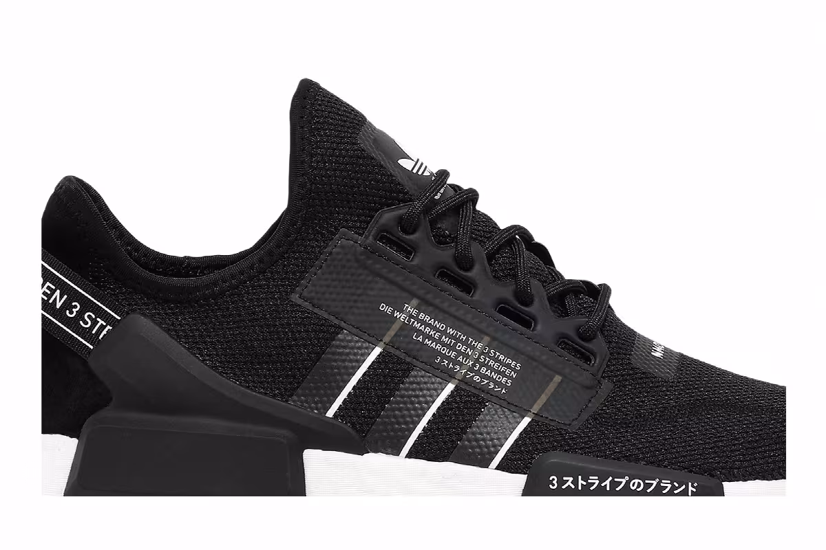 Adidas NMD_R1 V2 Black White, view 3