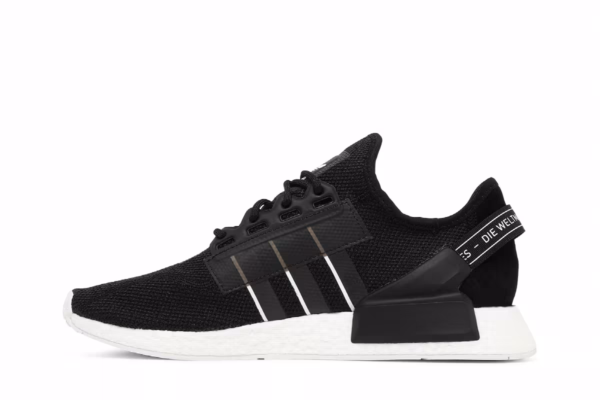 Adidas NMD_R1 V2 Black White, view 4