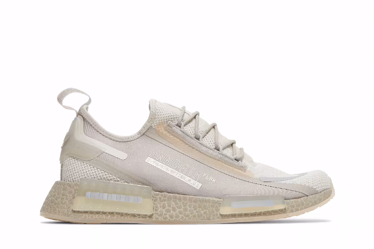 Adidas NMD_R1 Spectoo Bliss Silver Metallic, view 2