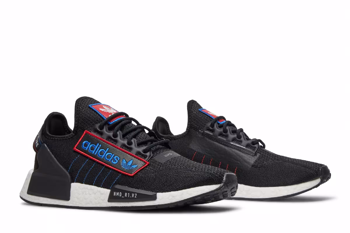adidas NMD_R1 V2 Logo Patch - Black, view 9
