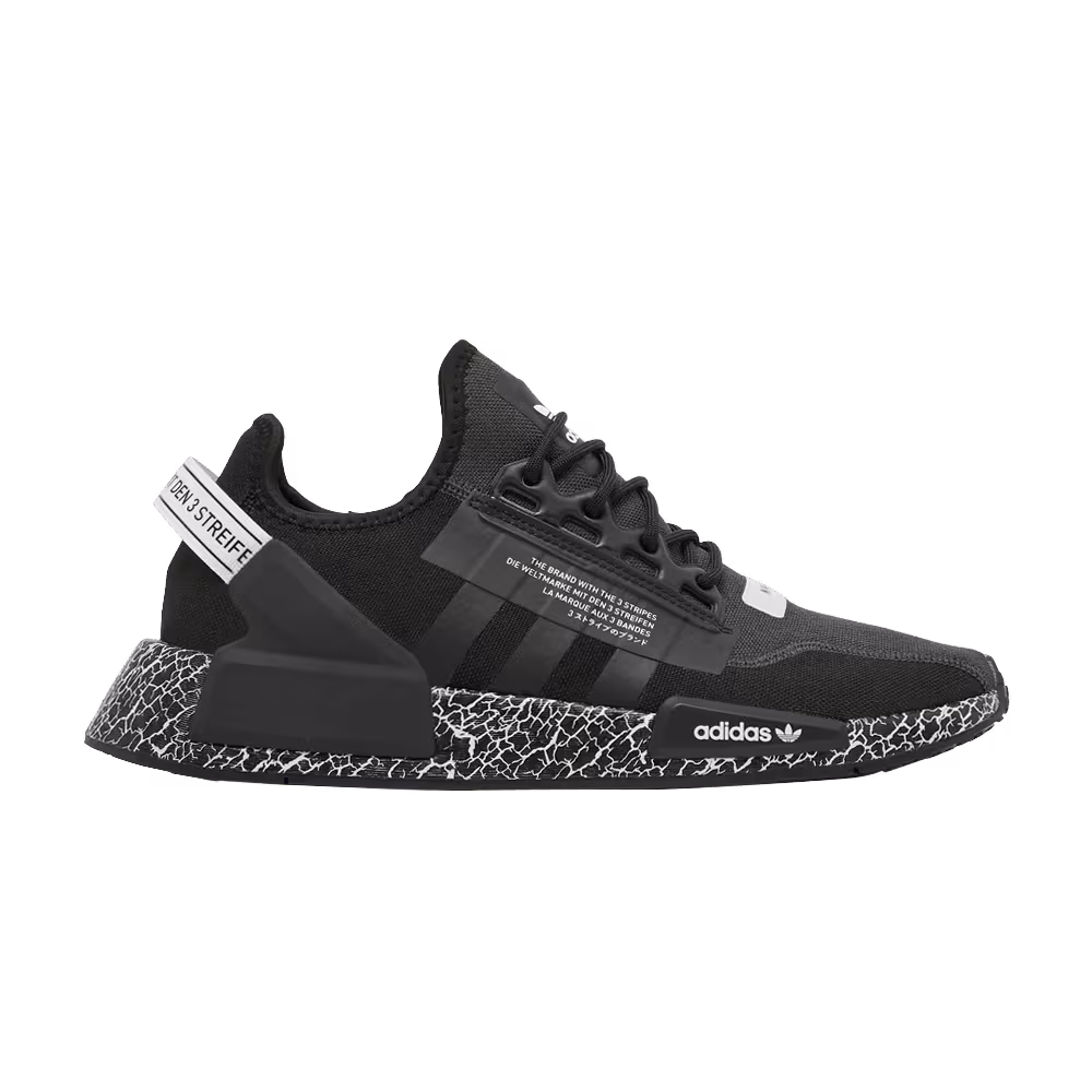 Adidas NMD_R1 V2 Crackled - Black Carbon