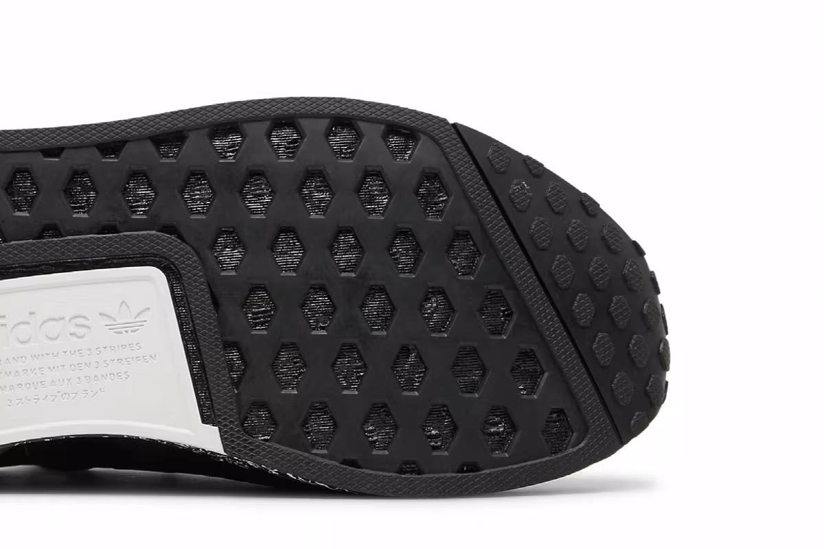 Adidas NMD_R1 V2 Crackled - Black Carbon, view 6