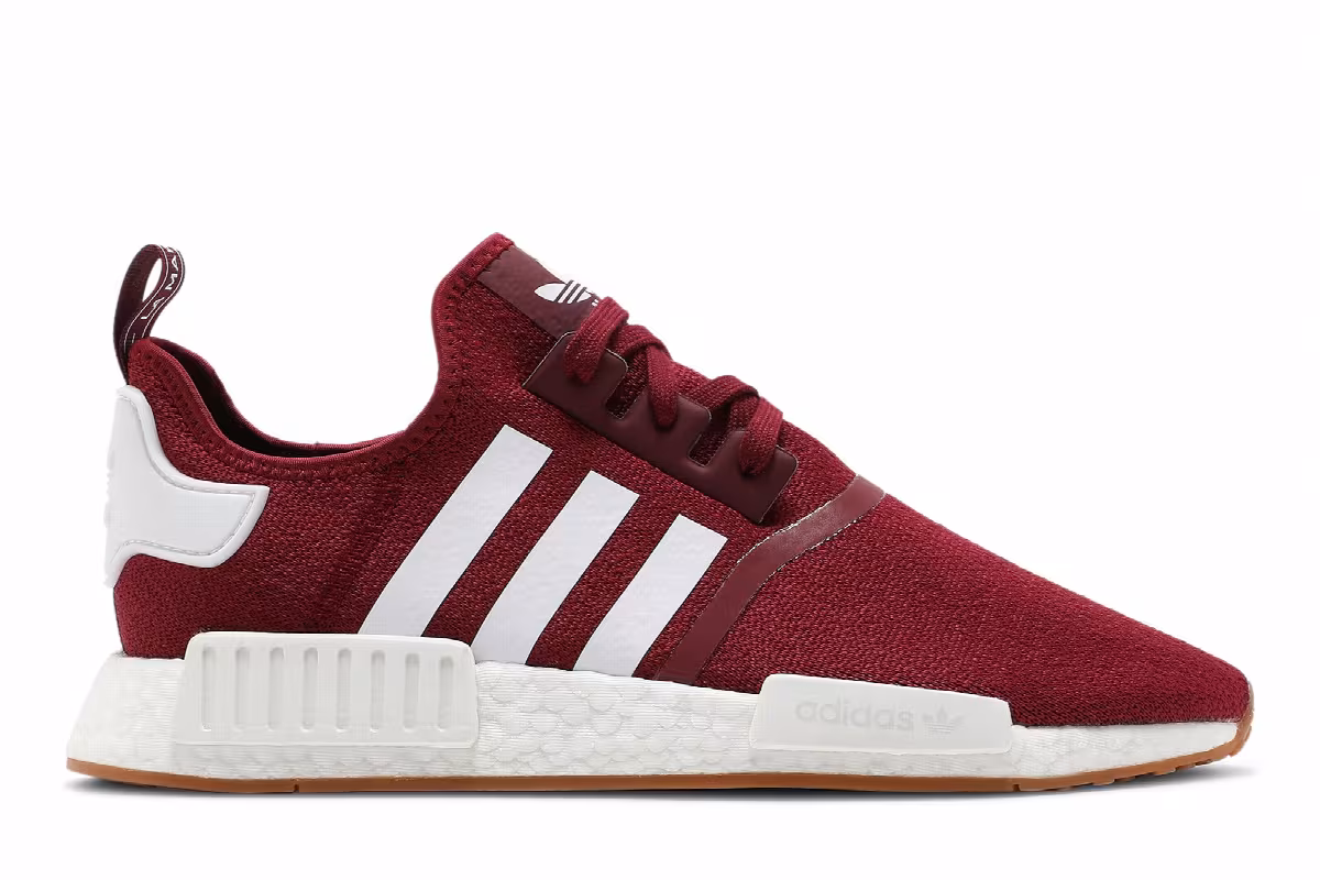 Adidas NMD_R1 Burgundy Gum, view 2